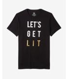 Express Mens Let's Get Lit Graphic Tee