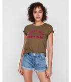 Express Womens Express One Eleven Desert Hair Don't Care Graphic Tee