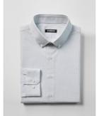 Express Mens Slim Micro Print Button Down Dress