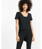 Express Deep V-neck Bandeau Asymmetrical Hi-lo Tee