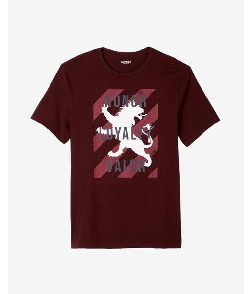 Express Honor Loyalty Valor Lion Graphic Tee