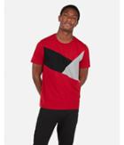 Express Mens Triangle Jersey Crew Neck Tee