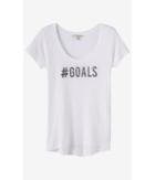 Express Women's Tees Express One Eleven #goals Graphic T-shirt