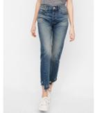 Express Womens High Waisted Frayed O-ring Hem