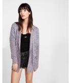 Express Womens Marled Drape Front Cover-up