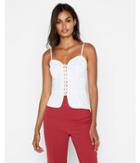Express Womens Lace-up Corset Cami