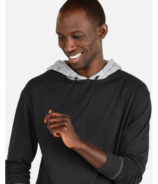 Express Mens Contrast Hoodie