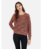 Express Womens Multicolor Twist Back Pullover