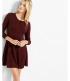 Express Womens Hint Of Cashmere Fit And Flare