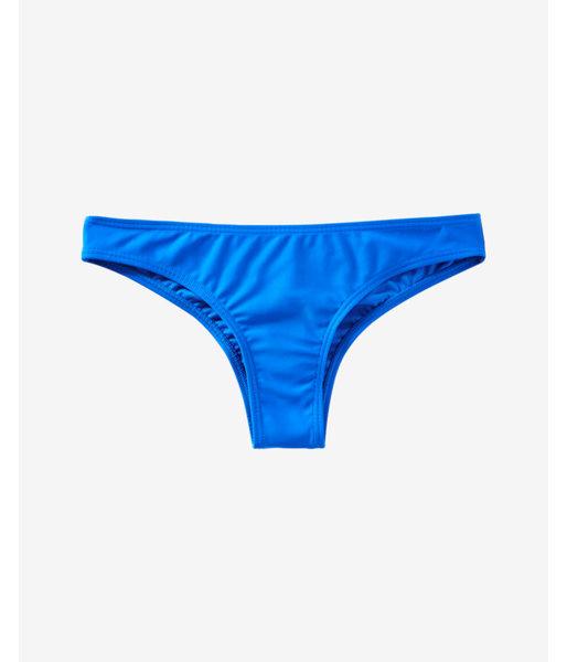 Express Low Rise Ruched Cheeky Bikini Bottom