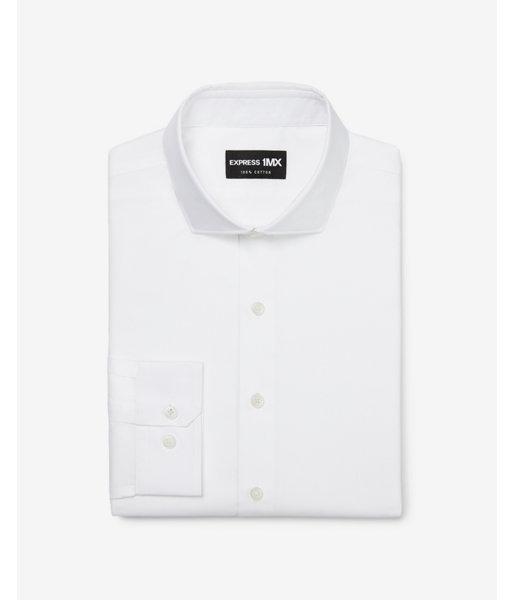 Express Mens Extra Slim Stretch Cotton Spread Collar 1mx Dress