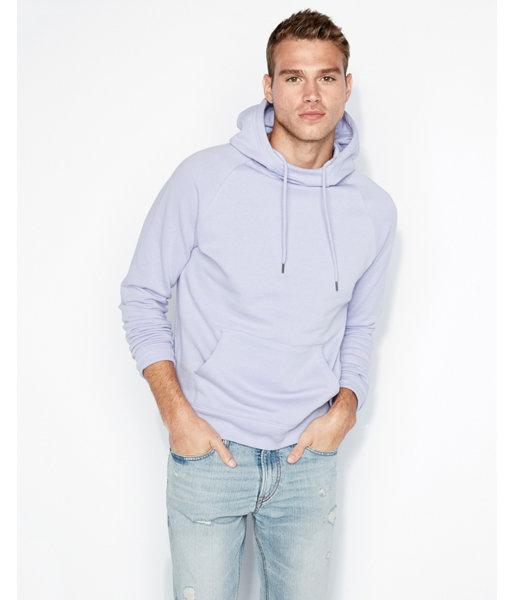 Express Mens Fleece Funnel Neck Hoodie