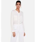 Express Womens Cropped Large Covered Button