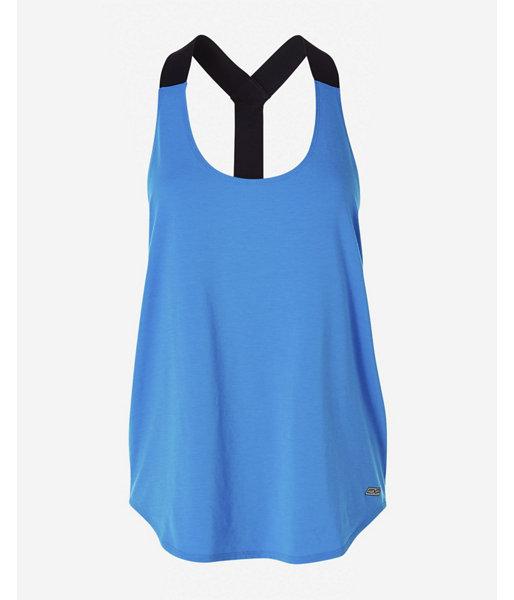 Express Womens Blue And Black Exp Core Y-back Tank