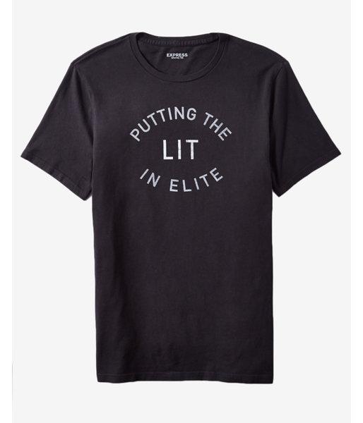 Express Putting The Lit In Elite Graphic Tee
