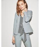 Express Womens Petite Textured Blazer