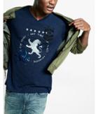 Express Mens Any Time Any Place V-neck Graphic Tee