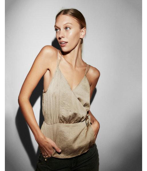 Express Womens Satin Wrap Cami