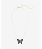 Express Bright Pave Butterfly Pendant Necklace