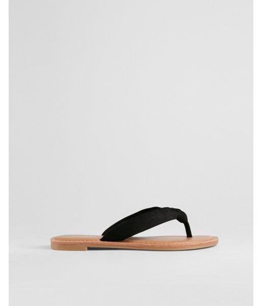 Express Womens Knotted Flip Flops