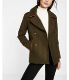 Express Piped Peacoat