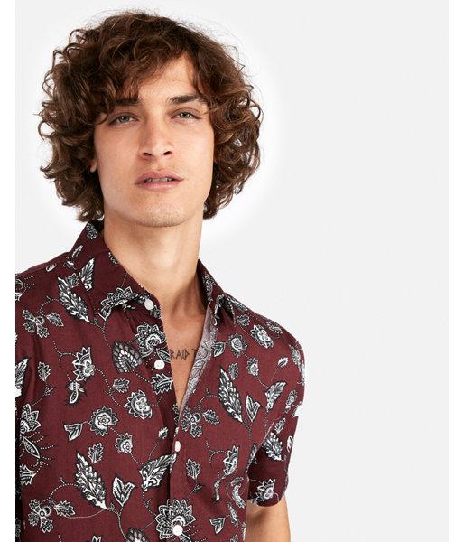 Express Mens Classic Large Floral Short
