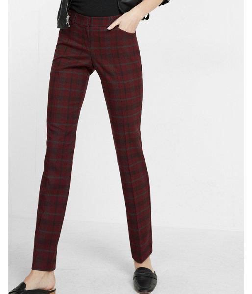 Express Womens Low Rise Slim Fit Twill Editor Pant