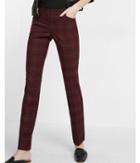 Express Womens Low Rise Slim Fit Twill Editor Pant