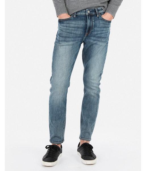 Express Mens Athletic Slim Medium Wash Soft Cotton
