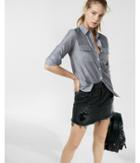 Express Womens Thin Stripe City Shirt By Express