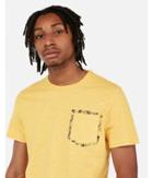 Express Mens Floral Pocket Crew Neck T-shirt