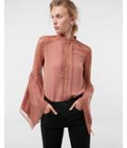 Express Womens Petite Handkerchief Sleeve