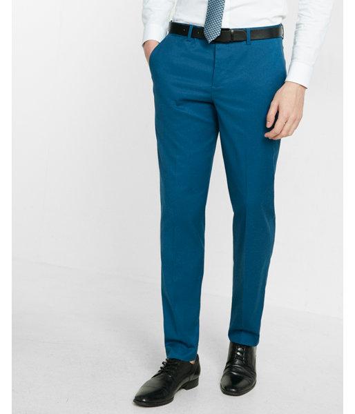 Express Mens Express Mens Slim Fit Night Sky Stretch Cotton Photographer Dress Pant