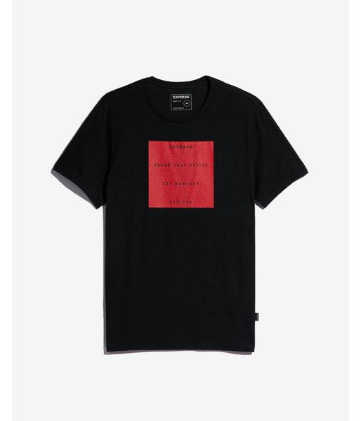 Express Mens Brand That Unites Raised Graphic Tee