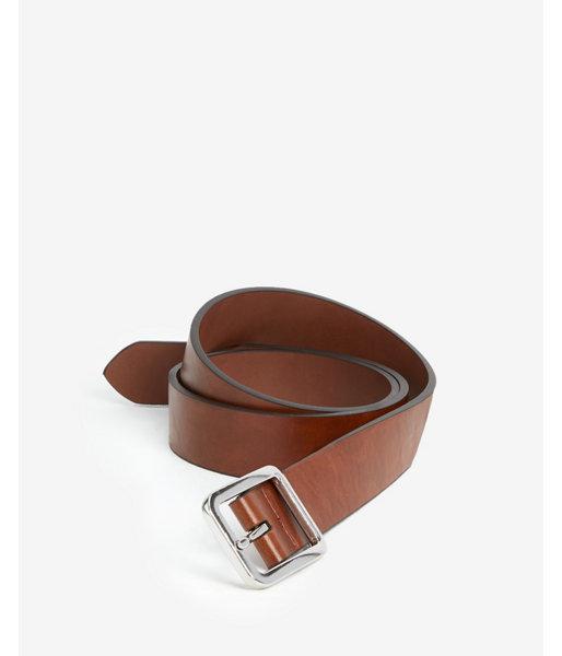 Express Mens Center Bar Prong Buckle Belt