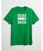 Express Mens Here For The Beer Graphic Tee