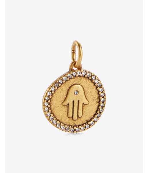 Express Sequin Matte Hamsa Charm