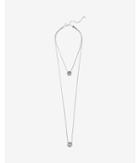 Express Interlocking Circles Drop Necklace