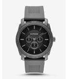 Express Mens Rivington Textured Silicone Multifunction Watch - Gray