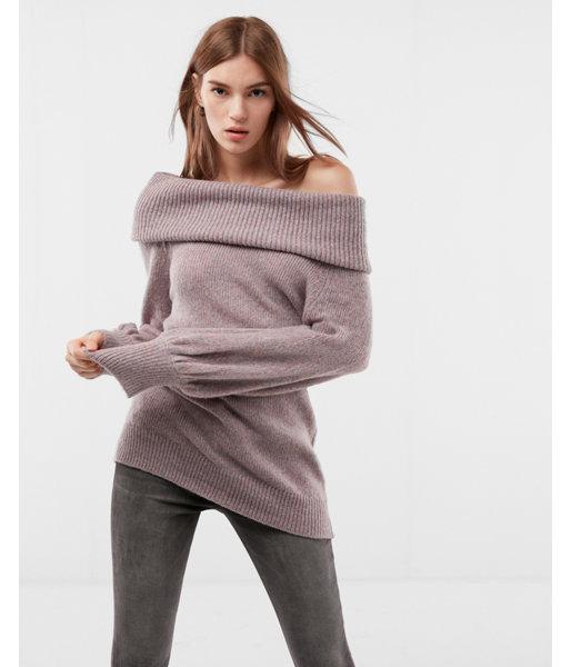 Express Womens Petite Off The Shoulder Balloon