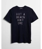 Express Mens But A Beach Ain't One Burnout Graphic Tee