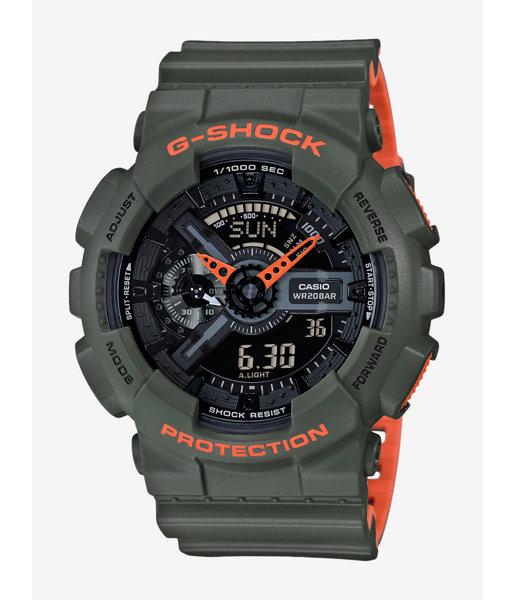 Express G-shock Layered Green Watch