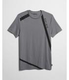 Express Mens Exp Nyc Triangle Reflective Graphic Tee