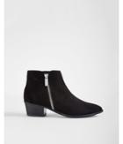 Express Womens Pointed Toe Ankle Bootie