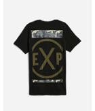 Express Mens Camo Crew Neck Graphic T-shirt