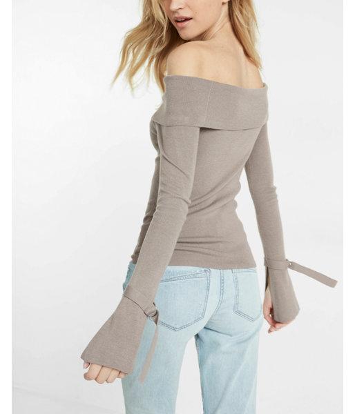 Express Off The Shoulder Flare