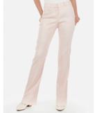 Express Womens Mid Rise Linen-blend Barely Boot Curve Pant