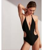 Express Womens Cut-out One-piece