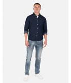 Express Mens Slim Button-down Denim