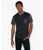 Express Mens Color Block Striped Short